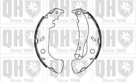 Quinton Hazell BS1057 - Brake Shoe Set autospares.lv