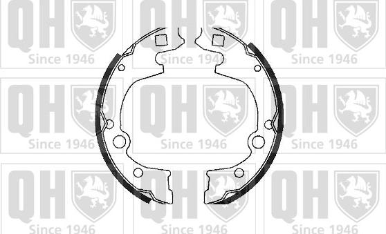 Quinton Hazell BS1067 - Brake Shoe Set autospares.lv