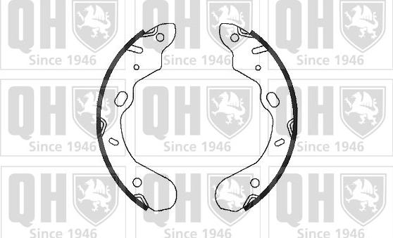 Quinton Hazell BS1088 - Brake Shoe Set autospares.lv