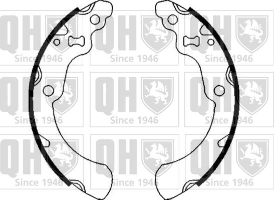 Quinton Hazell BS1087 - Brake Shoe Set autospares.lv