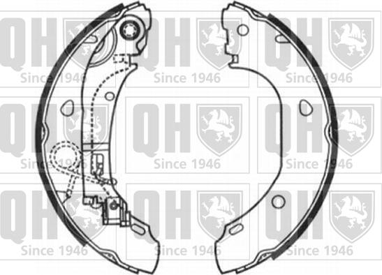 Quinton Hazell BS1154 - Brake Shoe Set autospares.lv