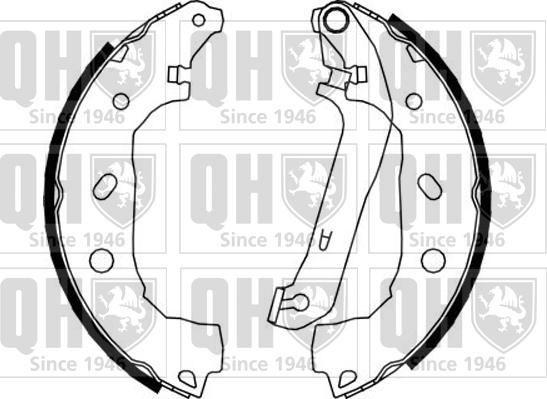 Quinton Hazell BS1150 - Brake Shoe Set autospares.lv