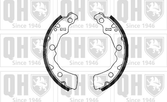 Quinton Hazell BS1119 - Brake Shoe Set autospares.lv