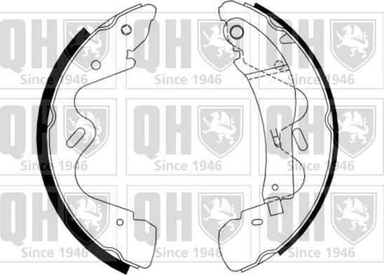 Quinton Hazell BS1179 - Brake Shoe Set autospares.lv