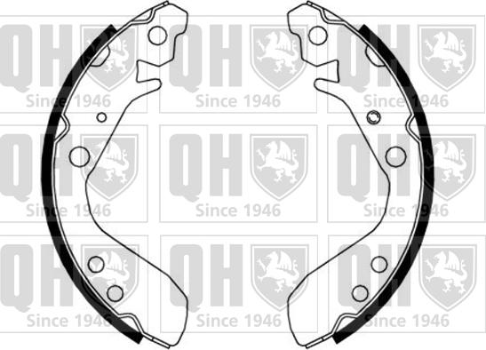 Quinton Hazell BS1172 - Brake Shoe Set autospares.lv