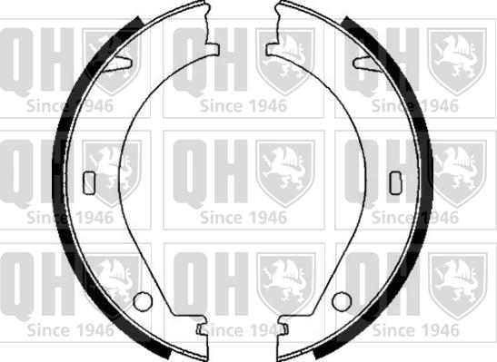 Quinton Hazell BS895 - Brake Shoe Set, parking brake autospares.lv