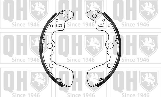 Quinton Hazell BS892 - Brake Shoe Set autospares.lv