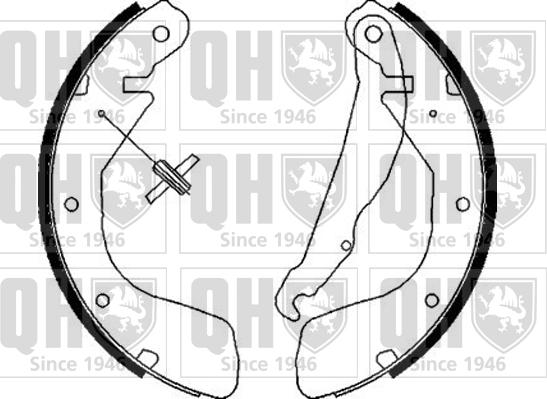 Quinton Hazell BS840 - Brake Shoe Set autospares.lv