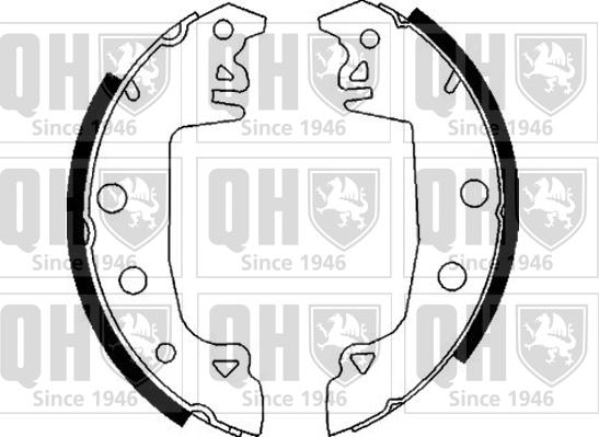 Quinton Hazell BS865 - Brake Shoe Set autospares.lv