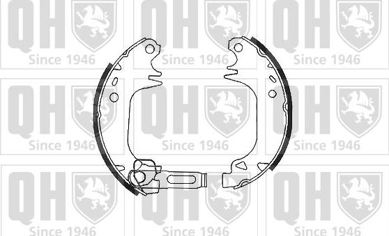 Quinton Hazell BS804 - Brake Shoe Set autospares.lv
