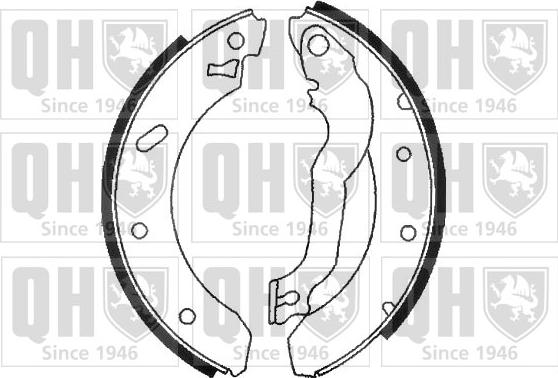 Quinton Hazell BS808 - Brake Shoe Set autospares.lv