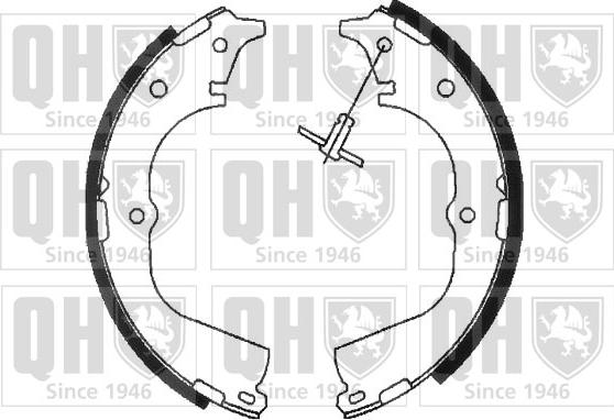 Quinton Hazell BS881 - Brake Shoe Set autospares.lv