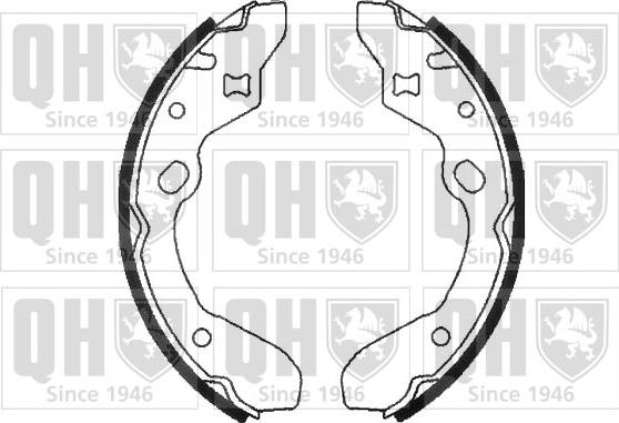 Quinton Hazell BS888 - Brake Shoe Set autospares.lv