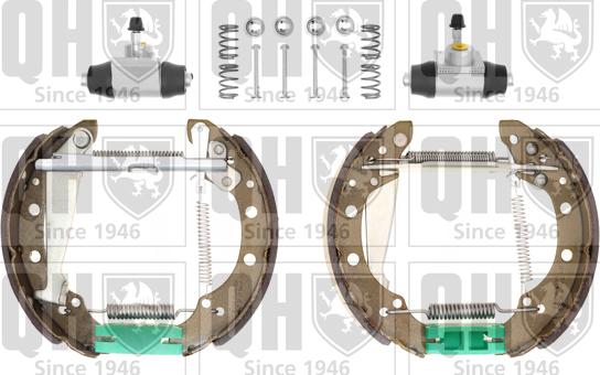 Quinton Hazell BS836K3 - Brake Shoe Set autospares.lv