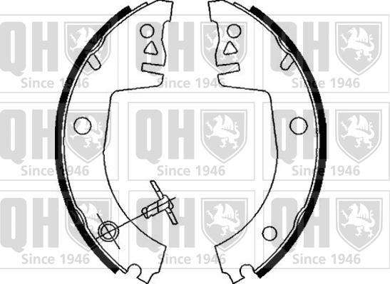 Quinton Hazell BS821 - Brake Shoe Set autospares.lv