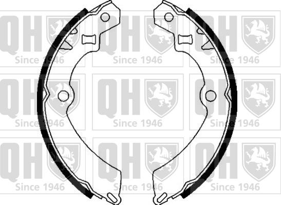 Quinton Hazell BS823 - Brake Shoe Set autospares.lv