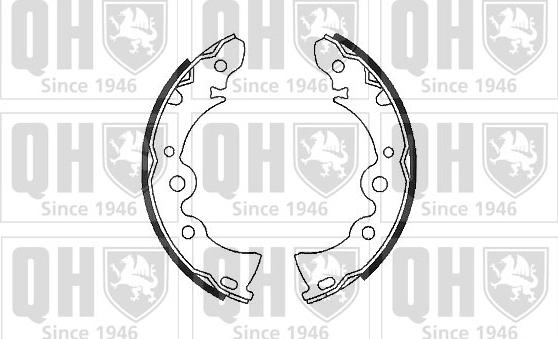 Quinton Hazell BS743 - Brake Shoe Set autospares.lv