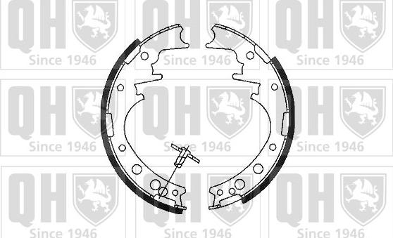 Quinton Hazell BS759 - Brake Shoe Set autospares.lv