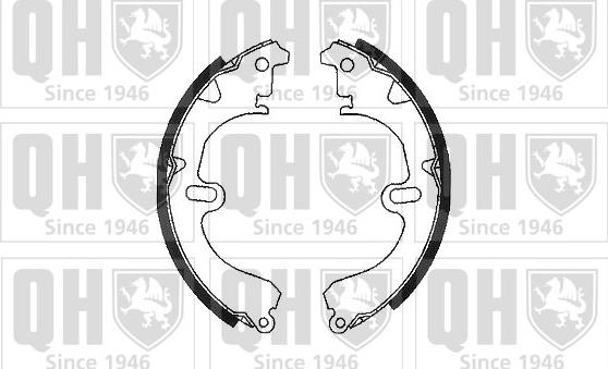 Quinton Hazell BS756 - Brake Shoe Set autospares.lv