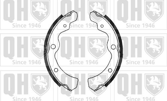 Quinton Hazell BS751 - Brake Shoe Set autospares.lv