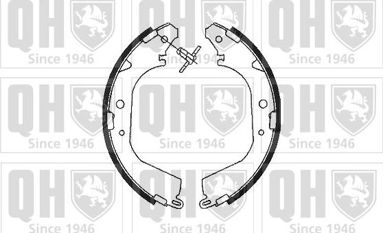 Quinton Hazell BS761 - Brake Shoe Set autospares.lv