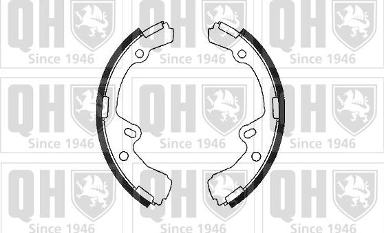 Quinton Hazell BS763 - Brake Shoe Set autospares.lv