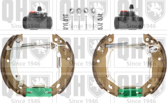 Quinton Hazell BS777K2 - Brake Shoe Set autospares.lv