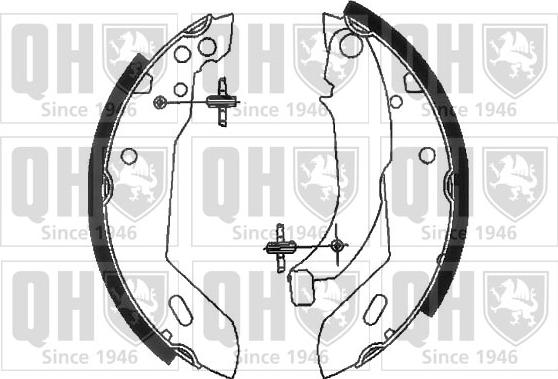 Quinton Hazell BS777 - Brake Shoe Set autospares.lv