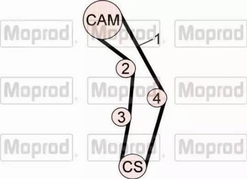 Quinton Hazell MBPK6251 - Water Pump & Timing Belt Set autospares.lv