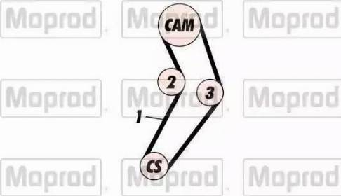 Quinton Hazell MBPK1220 - Water Pump & Timing Belt Set autospares.lv