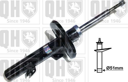 Quinton Hazell QAG181064 - Shock Absorber autospares.lv