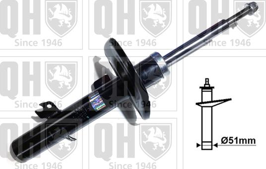 Quinton Hazell QAG181063 - Shock Absorber autospares.lv