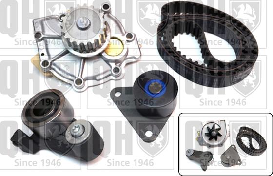 Quinton Hazell QBPK4570 - Water Pump & Timing Belt Set autospares.lv