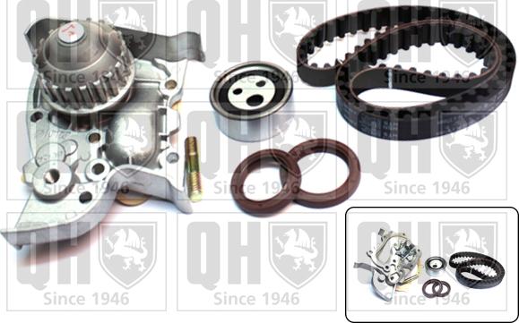 Quinton Hazell QBPK5591 - Water Pump & Timing Belt Set autospares.lv