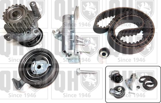 Quinton Hazell QBPK5834 - Water Pump & Timing Belt Set autospares.lv