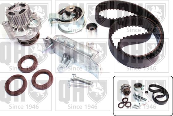 Quinton Hazell QBPK5831 - Water Pump & Timing Belt Set autospares.lv