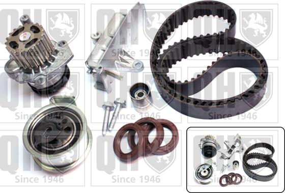 Quinton Hazell QBPK5833 - Water Pump & Timing Belt Set autospares.lv