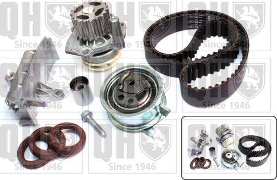 Quinton Hazell QBPK5832 - Water Pump & Timing Belt Set autospares.lv