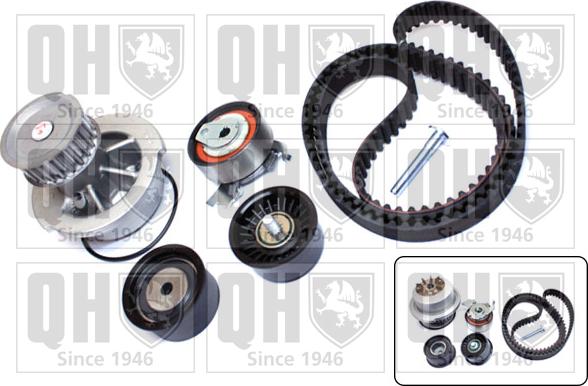 Quinton Hazell QBPK5790 - Water Pump & Timing Belt Set autospares.lv