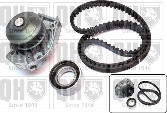 Quinton Hazell QBPK6490 - Water Pump & Timing Belt Set autospares.lv