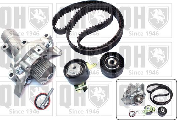 Quinton Hazell QBPK6460 - Water Pump & Timing Belt Set autospares.lv