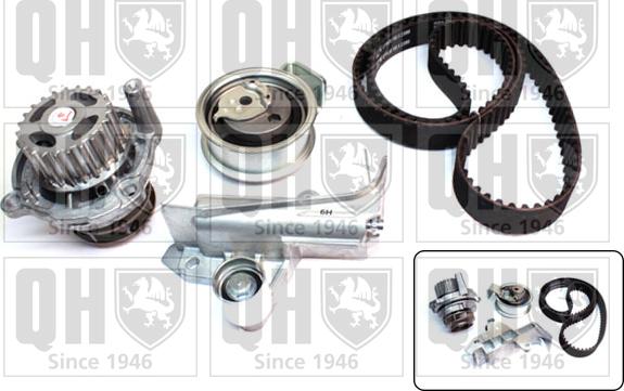 Quinton Hazell QBPK6421 - Water Pump & Timing Belt Set autospares.lv