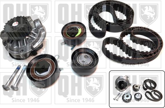 Quinton Hazell QBPK6510 - Water Pump & Timing Belt Set autospares.lv