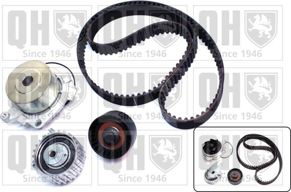 Quinton Hazell QBPK6090 - Water Pump & Timing Belt Set autospares.lv