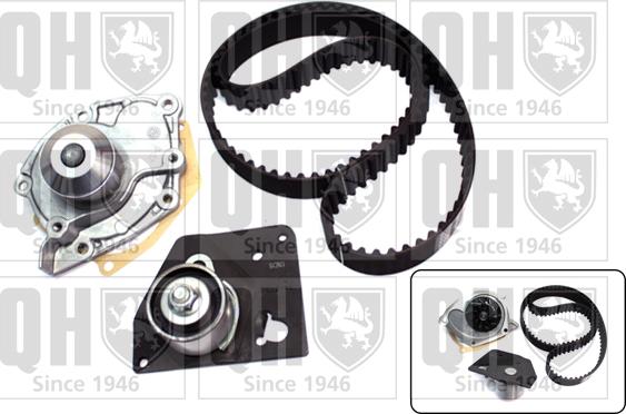 Quinton Hazell QBPK6320 - Water Pump & Timing Belt Set autospares.lv