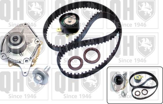 Quinton Hazell QBPK6260 - Water Pump & Timing Belt Set autospares.lv