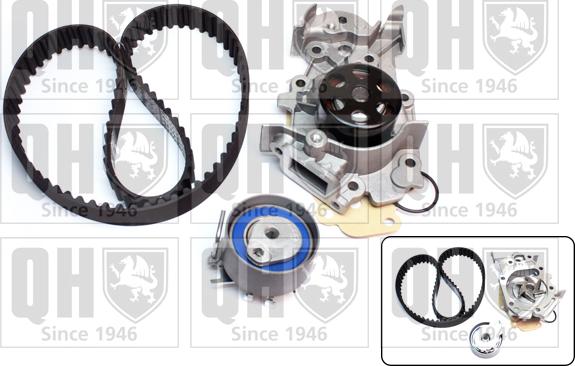 Quinton Hazell QBPK6781 - Water Pump & Timing Belt Set autospares.lv