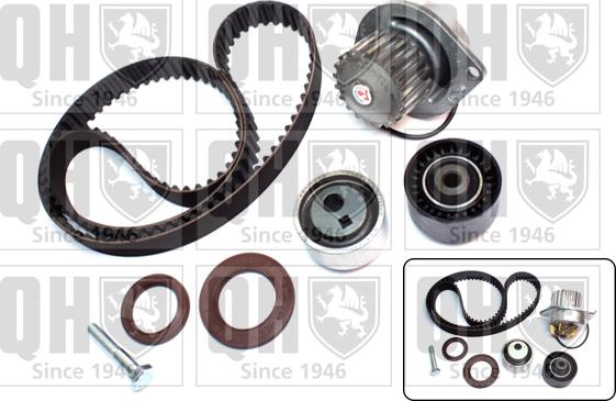 Quinton Hazell QBPK1530 - Water Pump & Timing Belt Set autospares.lv