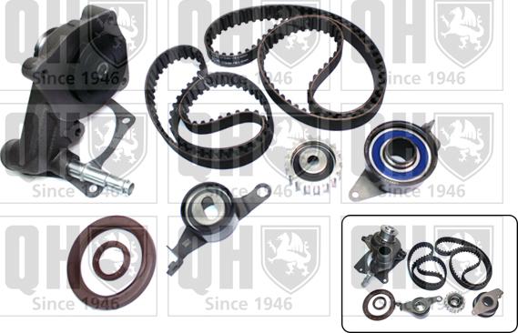 Quinton Hazell QBPK1570 - Water Pump & Timing Belt Set autospares.lv