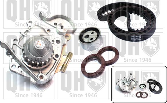 Quinton Hazell QBPK1221 - Water Pump & Timing Belt Set autospares.lv